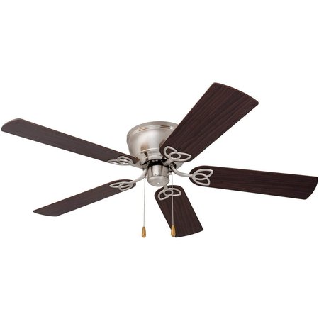 Prominence Home Benton, 52 in.  Ceiling Fan with Light, Brushed Nickel 50850-40